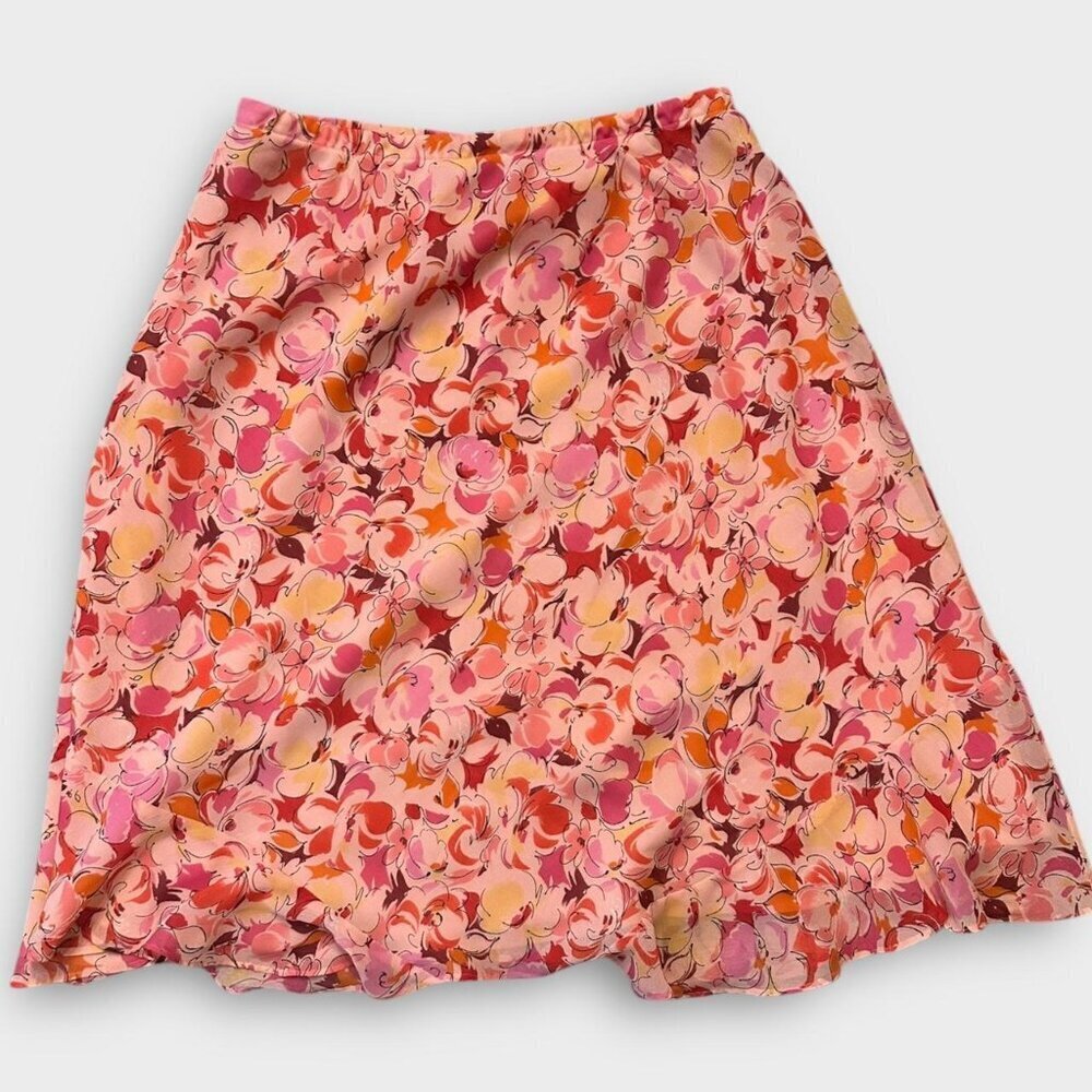NY Collection Floral Skirt